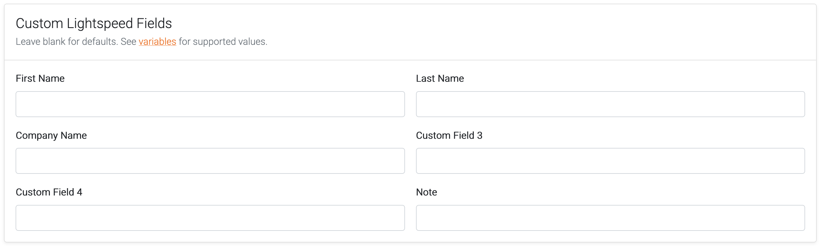 Customize Filters in Lightspeed